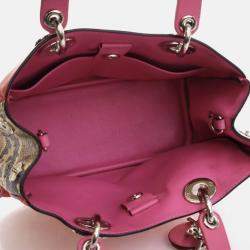 مملوكة مسبقًا حقيبة توتس ديور ديوريسيمو جلد عجل وبيثون صغيرة