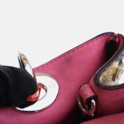 مملوكة مسبقًا حقيبة توتس ديور ديوريسيمو جلد عجل وبيثون صغيرة