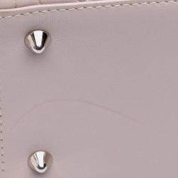 Pre Owned Dior Multicolor Medium Tricolor Lambskin Cannage Lady Dior