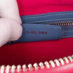 Pre Owned Dior Multicolor Medium Tricolor Lambskin Cannage Lady Dior