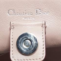 Pre Owned Dior Navy Blue Leather Extra Large Diorissimo Shopper Tote