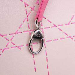 Pre Owned Dior Medium Tricolor Lambskin Macrocannage Stitched Lady Dior