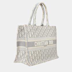 Pre Owned Dior Medium Oblique Book Tote