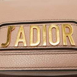 Pre Owned Dior Mauve Leather J’adior Flap Shoulder Bag