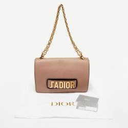 Pre Owned Dior Mauve Leather J’adior Flap Shoulder Bag