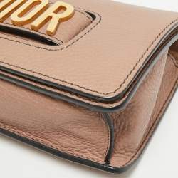 Pre Owned Dior Mauve Leather J’adior Flap Shoulder Bag