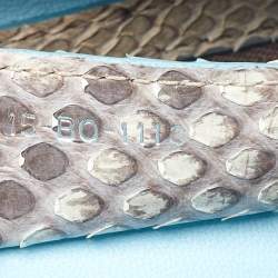 Pre Owned Dior Multicolor Cannage Leather and Snakeskin Medium Lady Dior Tote