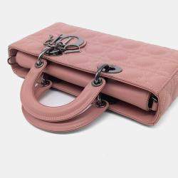Pre Owned Dior Pink Leather Lady D-JOY Medium