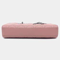 Pre Owned Dior Pink Leather Lady D-JOY Medium