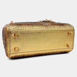 Pre Owned Dior X Olgard Amaral Lady Bag Mini