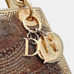 Pre Owned Dior X Olgard Amaral Lady Bag Mini