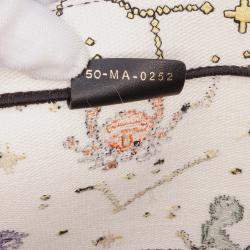 Pre Owned Dior White Large Zodiac Pixel Zodiac Book Tote