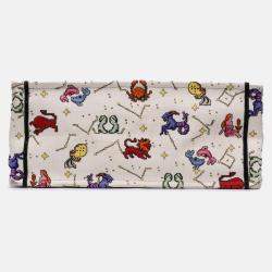 Pre Owned Dior White Large Zodiac Pixel Zodiac Book Tote