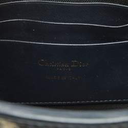 Pre Owned Dior Navy Blue Oblique Canvas 30 Montaigne Pouch