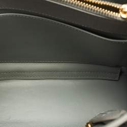 Pre Owned Dior Grey Leather Medium St Honoré Tote