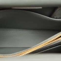 Pre Owned Dior Grey Leather Medium St Honoré Tote