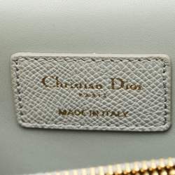 Pre Owned Dior Grey Leather Medium St Honoré Tote
