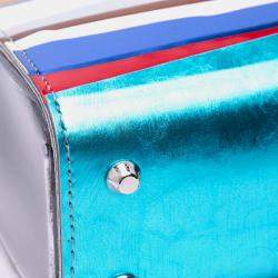 Pre Owned Dior Lady Dior Medium PVC Technical Fabric Handbag