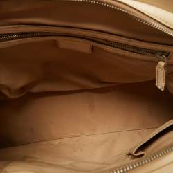 Pre Owned Christian Dior Beige Monogram My Dior Frame Pocket Satchel