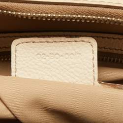 Pre Owned Christian Dior Beige Monogram My Dior Frame Pocket Satchel