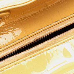 مملوكة مسبقًا Dior Beige Large Patent Cannage Lady Dior