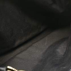 Pre Owned Dior Black Cannage Leather Small Soft Lady Dior Tote