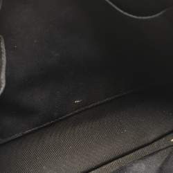 Pre Owned Dior Black Cannage Leather Small Soft Lady Dior Tote