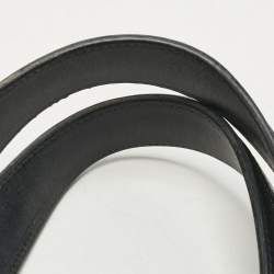 Pre Owned Dior Black Cannage Leather Small Soft Lady Dior Tote