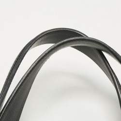 Pre Owned Dior Black Cannage Leather Small Soft Lady Dior Tote