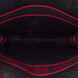 Pre Owned Dior  Pop Hearts I Love Paris Book Tote Red Medium Canvas Tote Bag