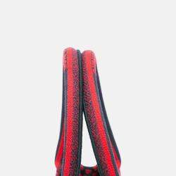 Pre Owned Dior  Pop Hearts I Love Paris Book Tote Red Medium Canvas Tote Bag