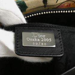 Pre Owned Christian Dior Beige Canvas Lady Dior 2way Handbag