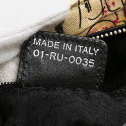 Pre Owned Christian Dior Beige Canvas Lady Dior 2way Handbag