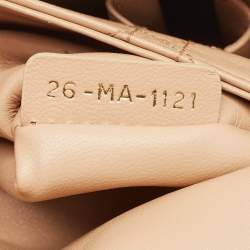 Pre Owned Dior Beige Python Medium Miss Dior Flap Bag