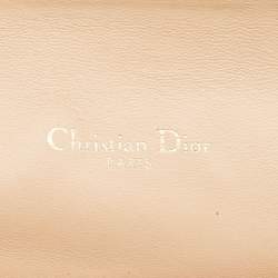 Pre Owned Dior Beige Python Medium Miss Dior Flap Bag