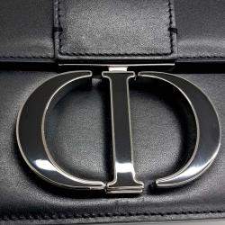 Pre Owned Dior Black Leather 30 Montaigne Bag
