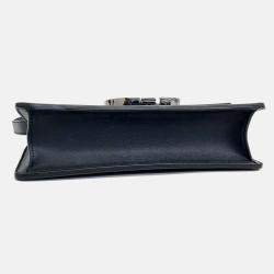 Pre Owned Dior Black Leather 30 Montaigne Bag