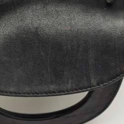 Pre Owned Dior Black Cannage Leather Mini Lady Dior Tote