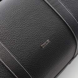 Pre Owned Dior Rango 50 Black Leather Boston Bag