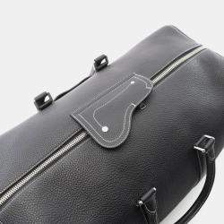 Pre Owned Dior Rango 50 Black Leather Boston Bag