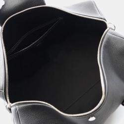 Pre Owned Dior Rango 50 Black Leather Boston Bag