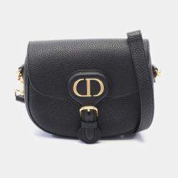 Pre Owned Dior Bobby Small Black Leather Shoulder Bag