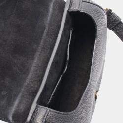 Pre Owned Dior Bobby Small Black Leather Shoulder Bag