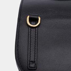 Pre Owned Dior Black Micro Leather Bobby Crossbody