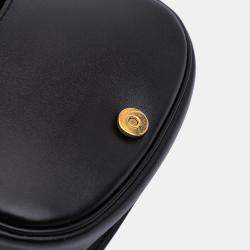 Pre Owned Dior Black Micro Leather Bobby Crossbody