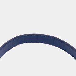 Pre Owned Dior Mini Lambskin Blue Cannage Lady Dior
