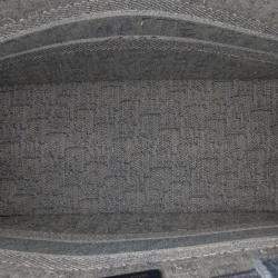 Pre Owned Dior Blue Medium Oblique Denim Book Tote