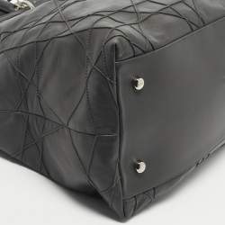 Pre Owned Dior Grey Cannage Leather Granville Tote