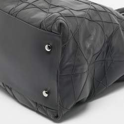 Pre Owned Dior Grey Cannage Leather Granville Tote