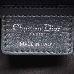 Pre Owned Dior Grey Cannage Leather Granville Tote